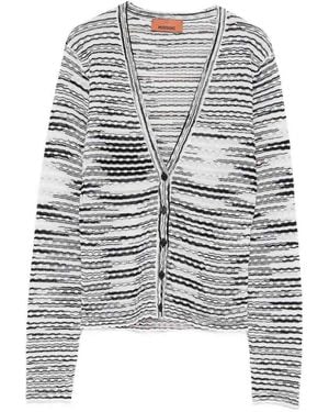 Missoni Wool Blend Cardigan - Gray