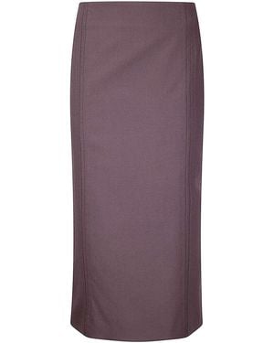 MM6 by Maison Margiela Midi Skirt - Purple