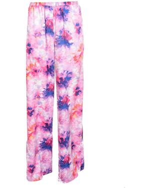 MSGM Brushstroke Effect Trousers - Pink