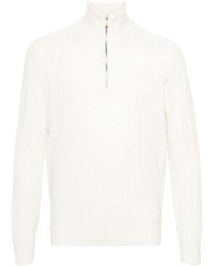 Brunello Cucinelli Turtle-Neck Jumper - White