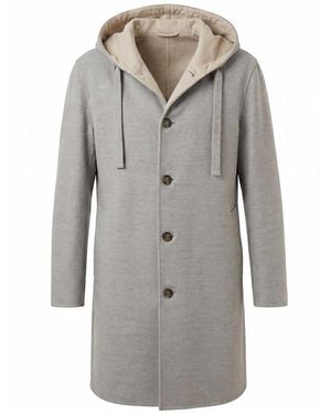 Lardini Double Face Coat - Grey