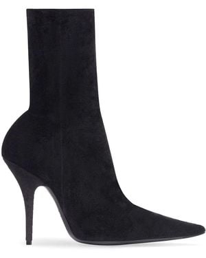 Balenciaga Knife 110 Mm Bootie - Black