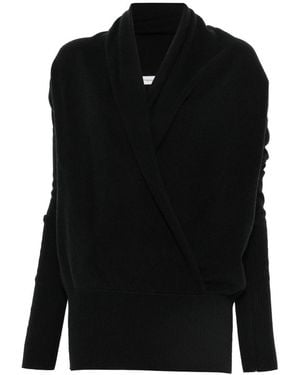 7 For All Mankind V-Neck Jumper - Black
