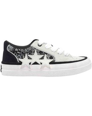 Amiri Bandana Sunset Skate Sneakers - White