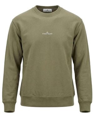 Stone Island Oversized-Fit Crewneck Sweatshirt - Green