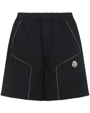 Moncler Cotton Bermuda - Black