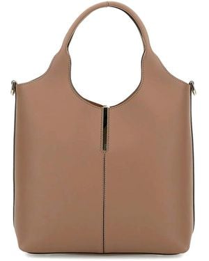 Tod's Leather Small Tote Bag - Brown