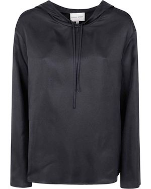 Loulou de Saison Nuka Hooded Blouse - Black