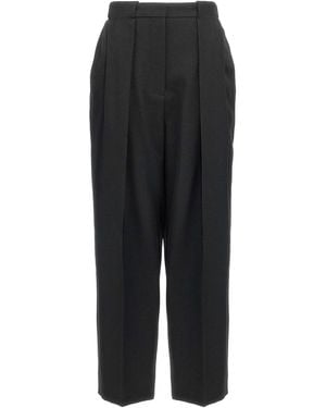 Balmain Grain De Poudre Trousers - Black