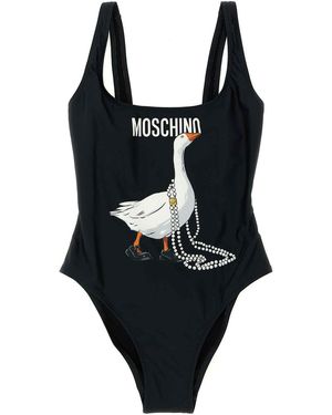 Moschino One-Piece Swimsuit - Black