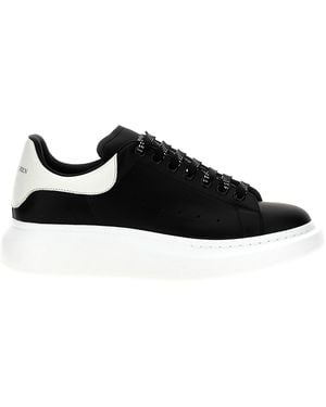 McQueen Larry Leather Trainers - Black