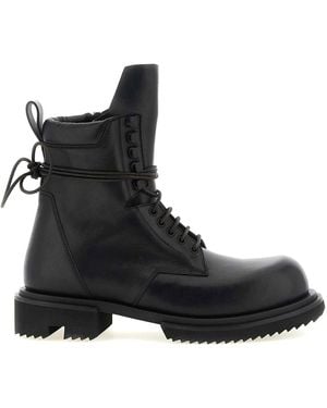 Rick Owens 'Low Army Gabe' Ankle Boots - Black