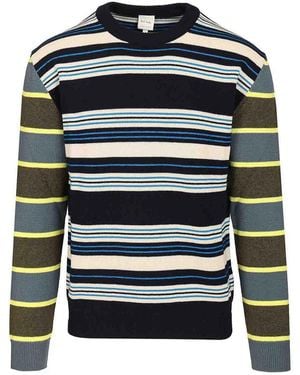 Paul Smith Striped Sweater - Blue