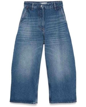 Studio Nicholson Chalco Cropped Jeans - Blue