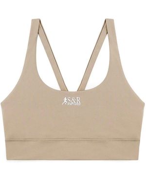 Sporty & Rich Sr Runner Active Bra - Natural