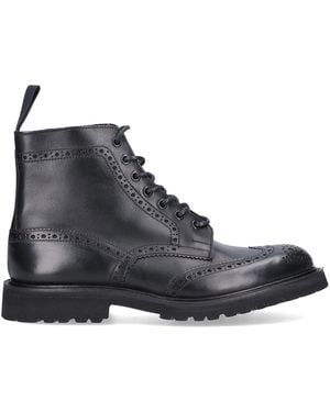 Tricker's Ankle Boots - Black