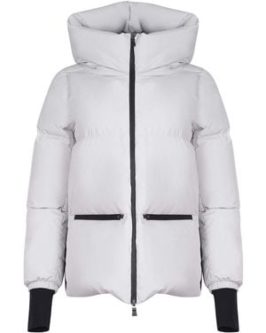 Herno Down Jacket Made Of Matte Nylon - Gray