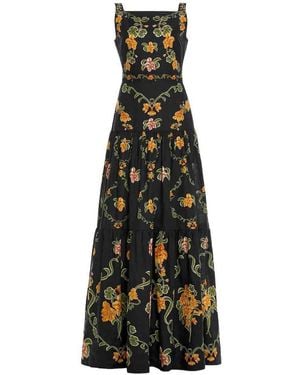 Agua Bendita 'Abeja Cordillera' Maxi Dress - Black