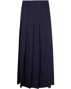 P.A.R.O.S.H. Maxi High-Waisted Skirt - Blue