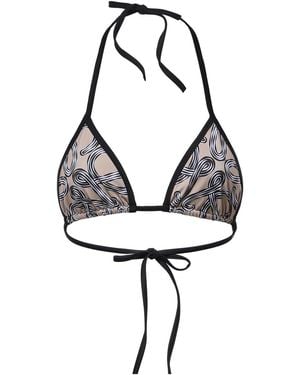 Loewe Technical Jersey Bikini Top - White