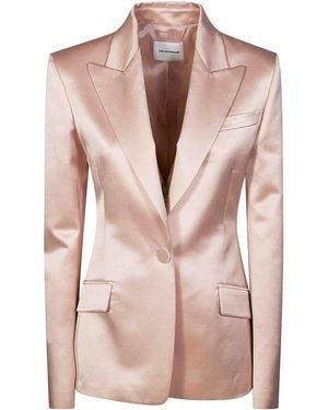 ANDAMANE Sancrata Satin Jacket - Pink