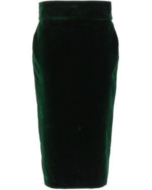 スカート Alexandre Vauthier Velvet Midi Skirt Alexandre Vauthier Mid-length skirts for Women | Online Sale
