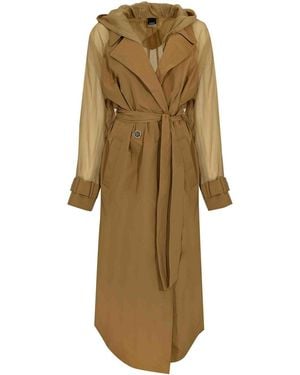 Pinko Terrie Trench Coat - Natural