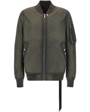 Rick Owens Classic Flight Bomber Jacket - Gray