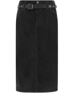 Pinko Corduroy Skirt - Black