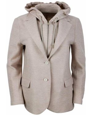 Eleventy Jackets 100Wo - Grey