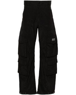 Golden Goose Cargo Trousers "Star" - Black