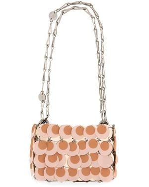 Rabanne Sparkle Nano Bag - White