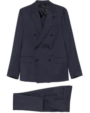 Lardini Double-Breasted Suit - Blue
