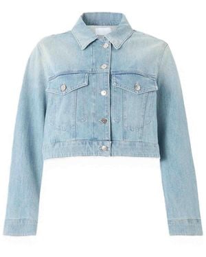 Dondup Short Jeans Jacket - Blue