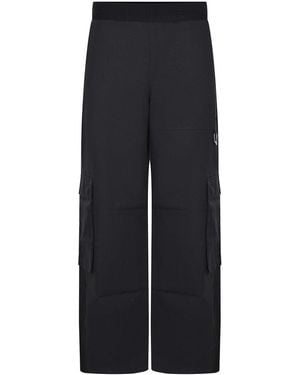 HELIOT EMIL Cargo Trousers Made Of Cotton Blend - Blue