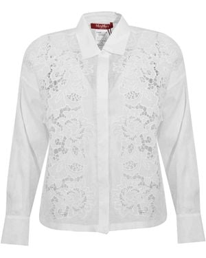 Max Mara Mstcali Boxy Shirt - White