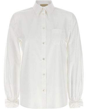 Valentino Garavani Poplin Shirt - White