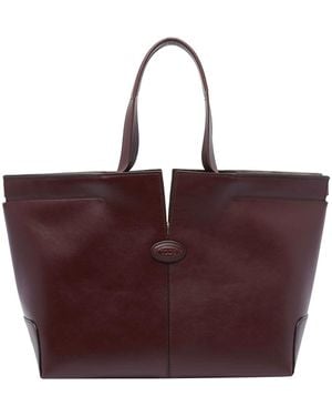 Tod's Tods Di Bag Folio Small Medium - Purple