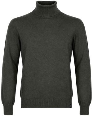 Fay Rollkragenpullover - Grün