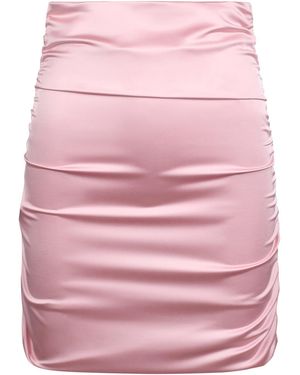 Fiorucci Satin Effect Midi Skirt - Pink