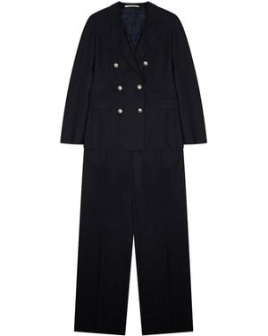 Tagliatore Two-Piece Wool Suit - Blue