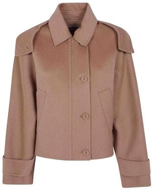 Twinset Caban Jacket - Brown