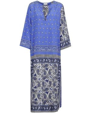 P.A.R.O.S.H. Schiele Dress - Blue