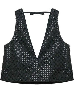 Dorothee Schumacher Sparkling Statement Top - Black