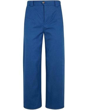 Chloé Barel High Waist Pants - Blue