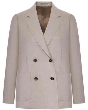 Tagliatore Paris Double-Breasted Tailored Blazer - Multicolor