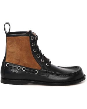 Loewe Campo Loafer Boots - Brown