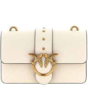 Pinko Love One Mini Crossbody Bag - Natural