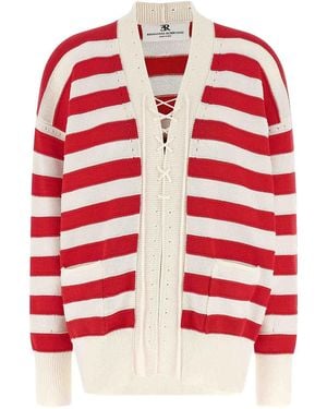 Ermanno Scervino Cotton Cardigan - Red