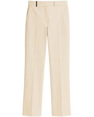 Peserico Straight Leg Trousers - Natural